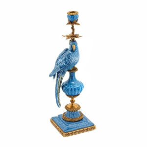 300184-80 ABHIKA СВЕЧА. ПОПУГАЙ АТЛАНТИД L BLUE
