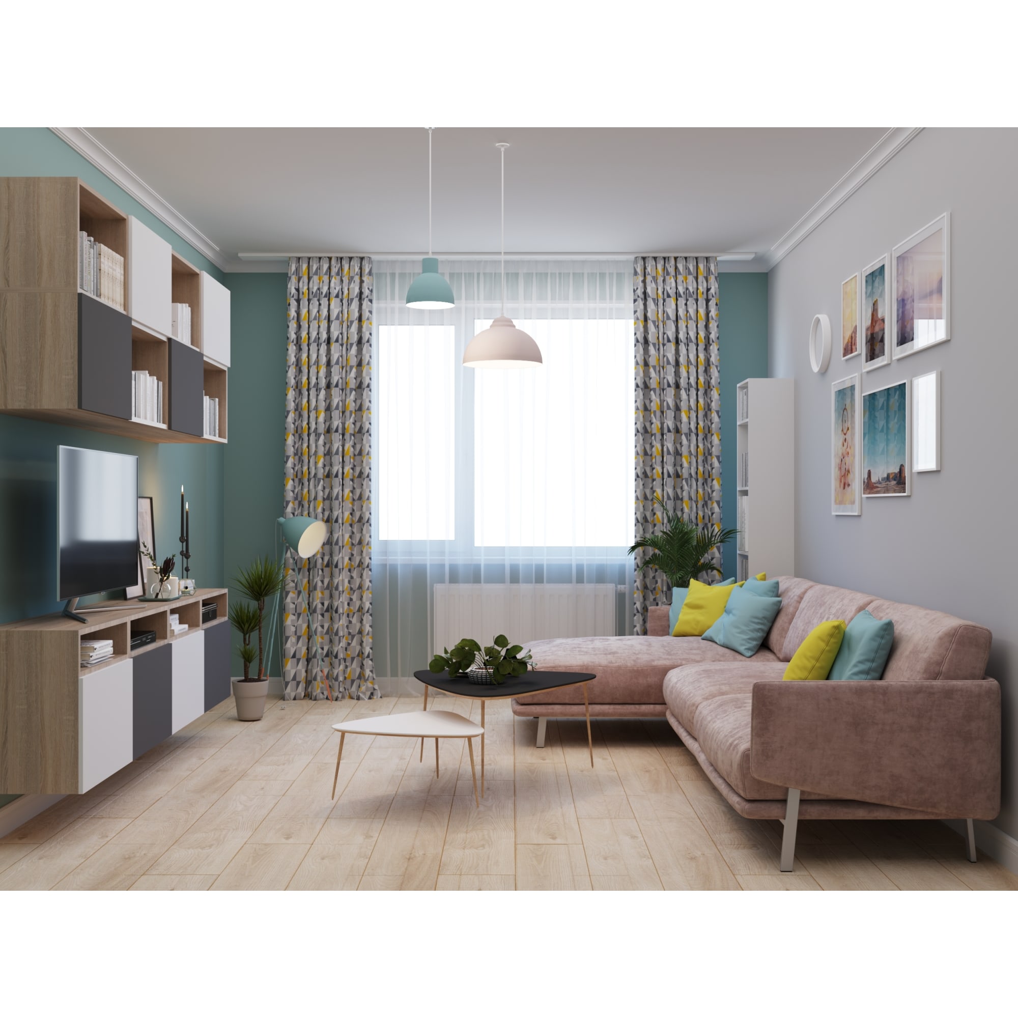 81965182 Каркас шкафа МФ 60,1x38,4x41,7 см, цвет дуб сонома Santreyd  - Вид №3