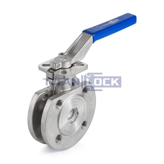 Кран шаровый межфланцевый нерж 304, DN50 TL050BVFS TITAN LOCK 