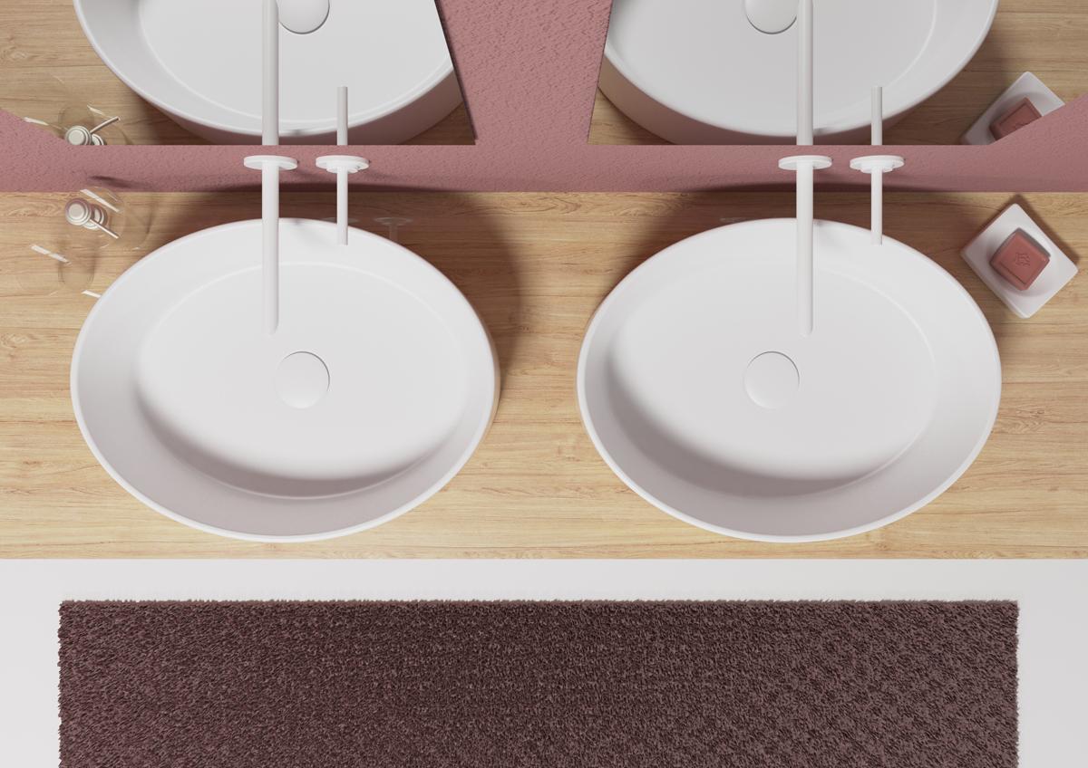 LKLAVFSBF4523 Накладная раковина на столешницу GSG CERAMIC Like - Вид №1