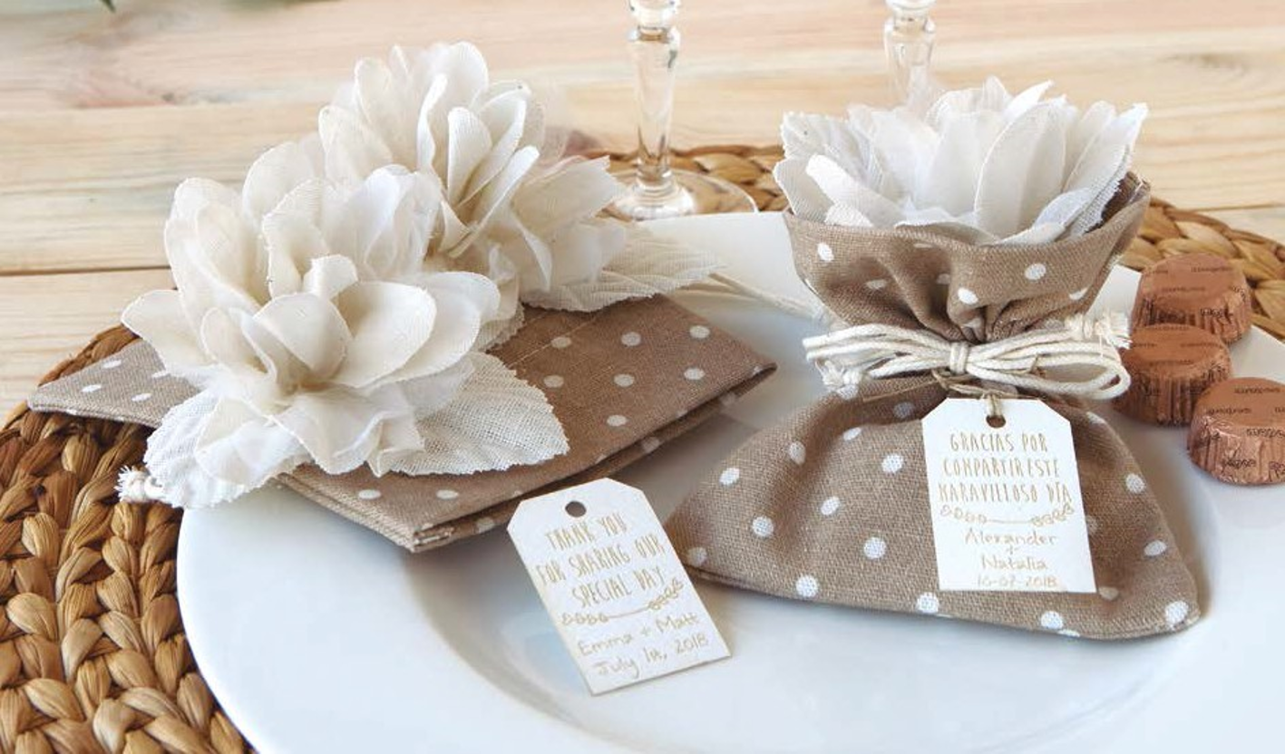 X738 PERS. Настроенная прямоугольная карта «спасибо за поделиться…», 100 единиц. Dekoraniaevents Bodas  - Вид №1