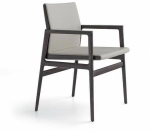 Poliform Мягкое кожаное кресло с подлокотниками Ipanema