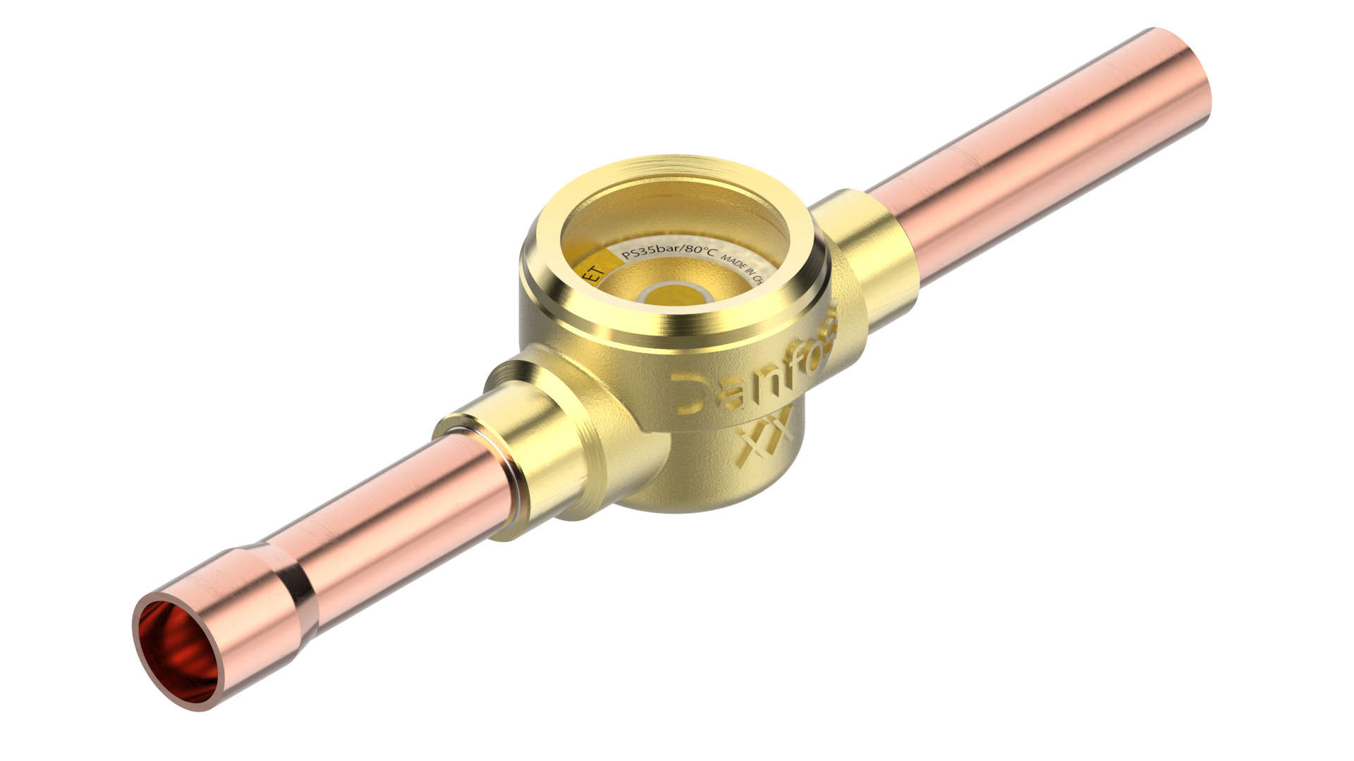 Danfoss SGN — Смотровые стекла с индикатором влажности SGN 6 Смотровое стекло 014-0181  - Вид №15