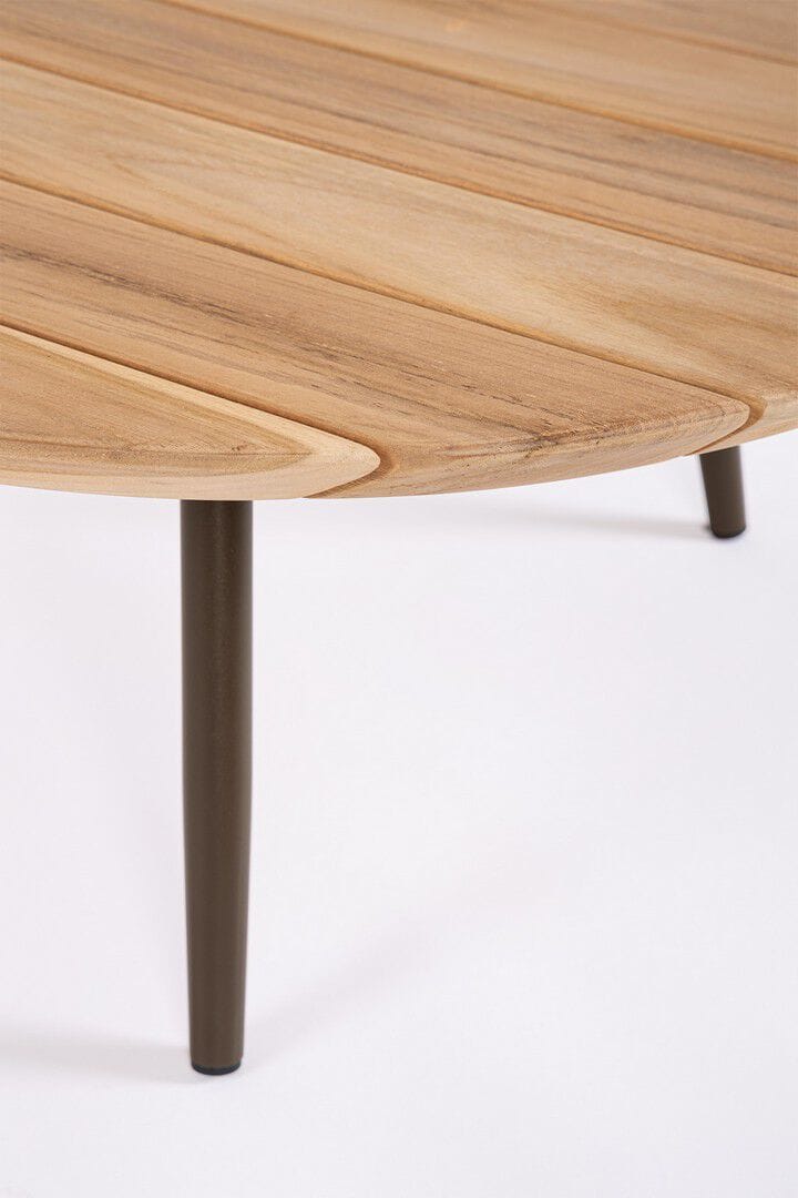 Круглый стол из тикового дерева BIZZOTTO Talaia ARCH-00042462 - Вид №8