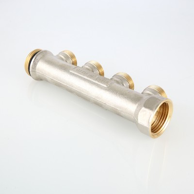 VTc.500.NE.060504 Коллектор c наружной резьбой под "евроконус" Valtec 1", 4 х 3/4", "евроконус"  - Вид №5