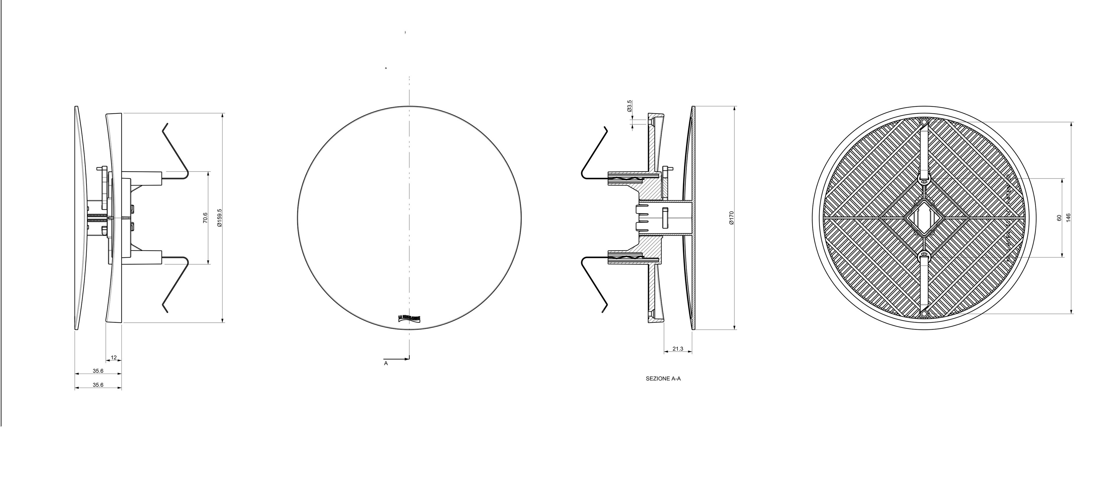 Универсальная эстетическая решетка First Corporation вентиляция ARCH-00017349 - Вид №7