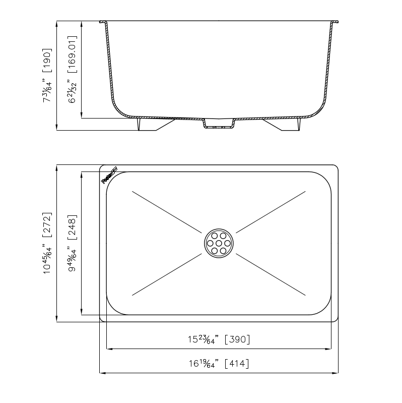 8153100 Белая чаша 8153 100 Fosterspa  - Вид №1
