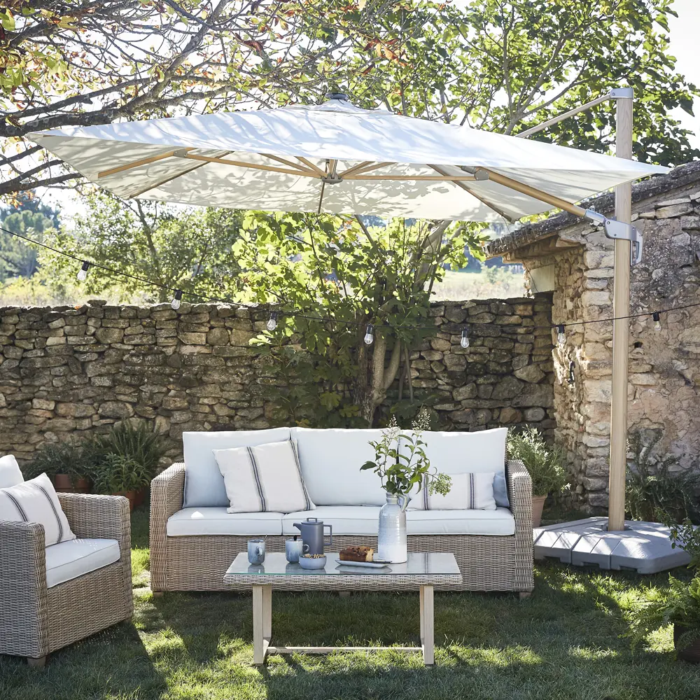 Набор садовой мебели Naterial Medena полиротанг цвет бежевый STLM-2075461 - Вид №9