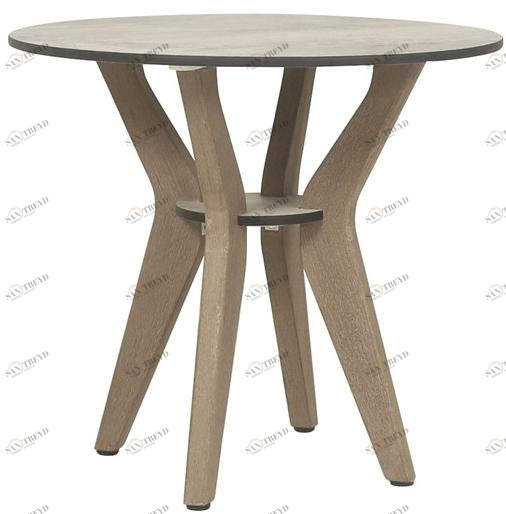 Les jardins Круглый рабочий стол из дерева Selva Ta08101