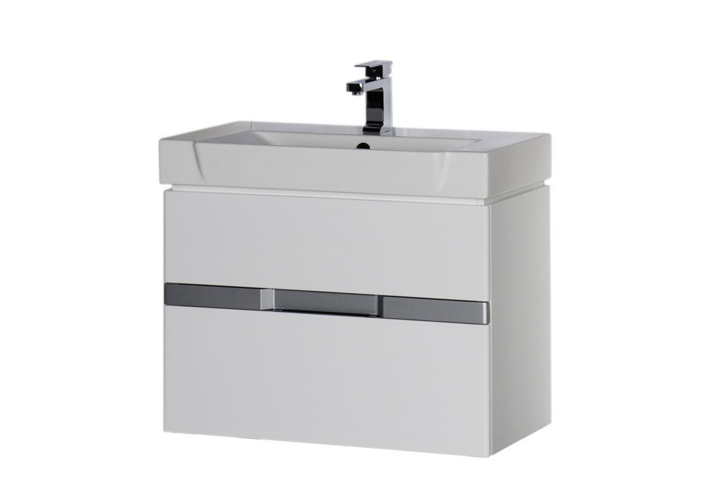 Тумба с раковиной Aquanet Виго 80 белый 0018340500170591 - Вид №4