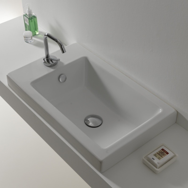 19015 Накладная раковина под столешницу  овальная Ceramica Hidra  - Вид №3