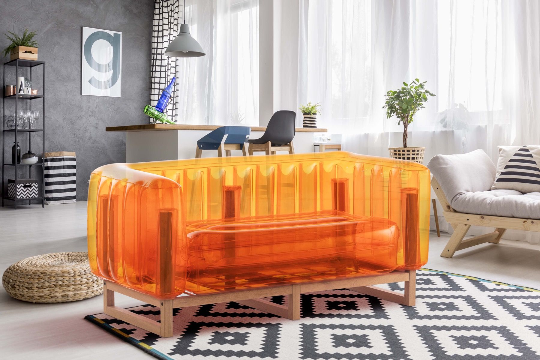 MOJOW Диван YOMI EKO WOOD Оранжевый CYCBEKO05OC - Вид №1