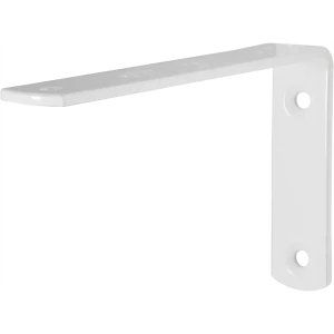 Кронштейн Larvij Angle 7.5x12.5 см сталь нагрузка до 1 кг цвет белый