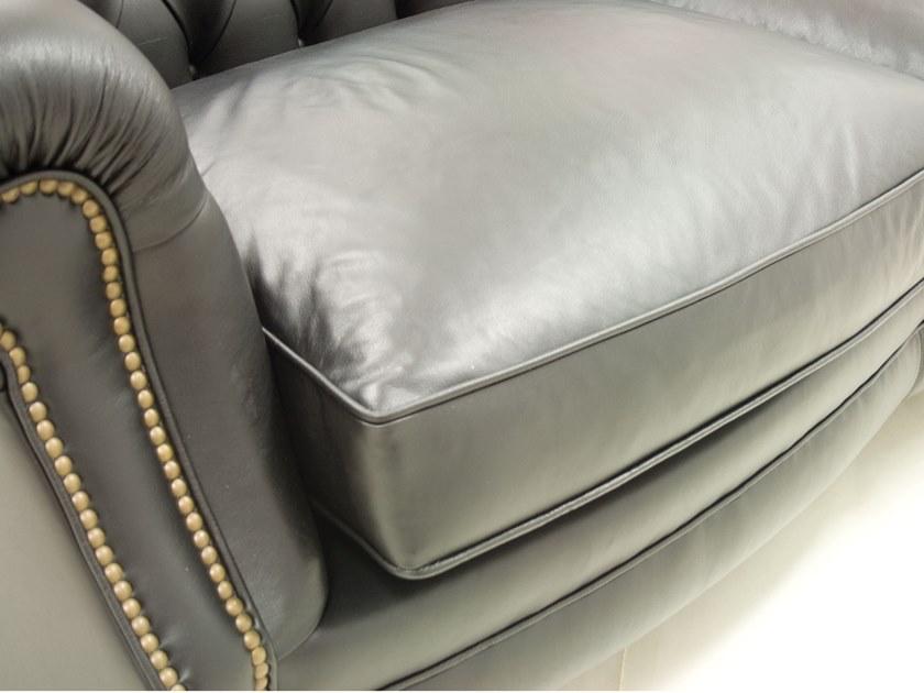 CREARTE COLLECTIONS Стеганый 3-местный кожаный диван  33  - Вид №3