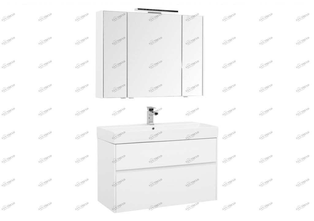 Мебель для ванной Aquanet Бруклин 100 белый 00207800