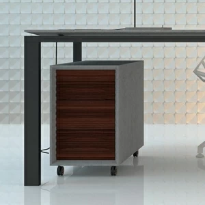 BetOn Тумба из бетона с ящиками