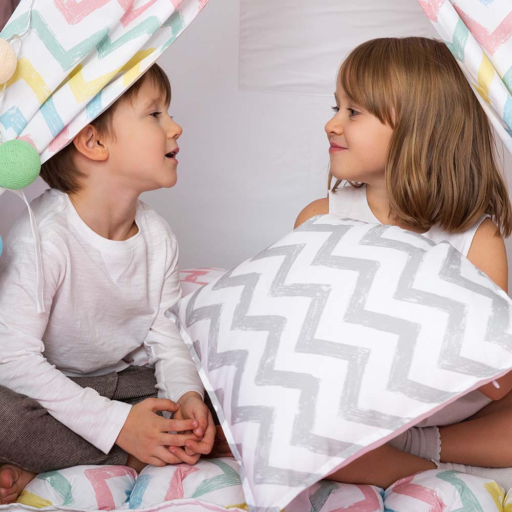 Наволочка 40х40 см Grey Zigzag VAMVIGVAM GREY ZIGZAG 281794 Серый Santreyd  - Вид №8