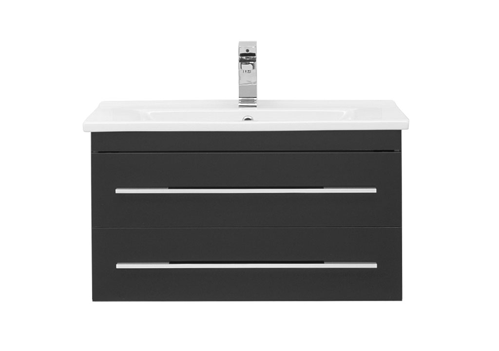 Тумба с раковиной Aquanet Верона N 75 черный (Гранд) 0018629000182319 - Вид №2