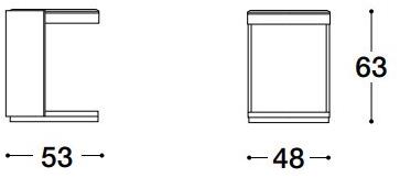 VOLPI Круглый сервировочный стол Luigi volpi Lv-41006 - Вид №1