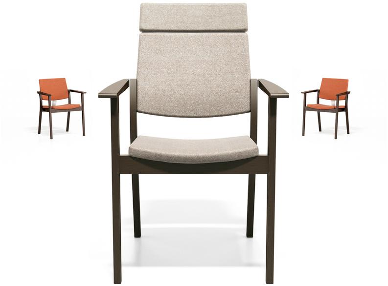 Casala Стул с подлокотниками с высокой спинкой Sina 2400-11 - Вид №1