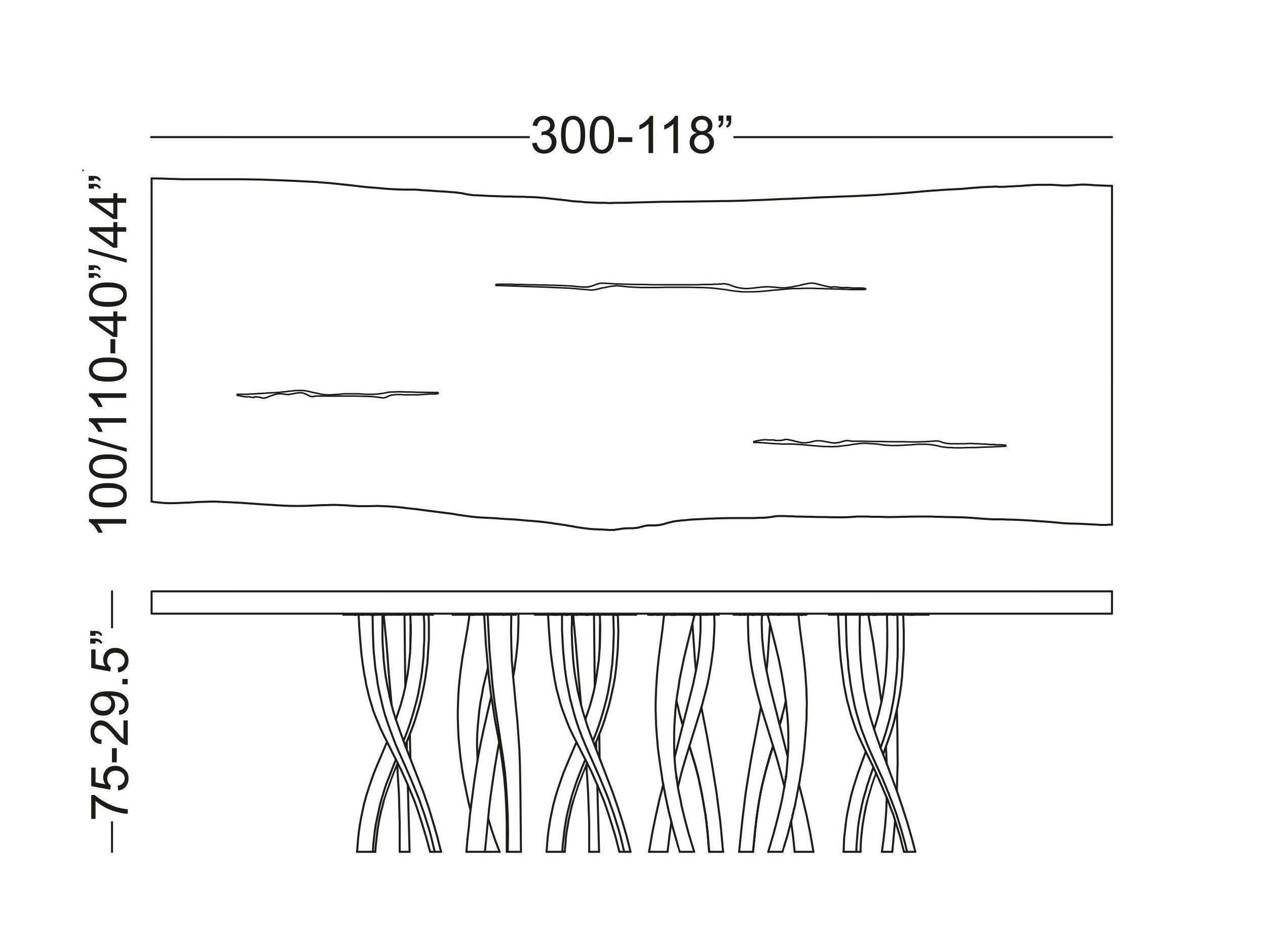 Стол из массива дерева Il Pezzo Mancante кусок 8 ARCH-00065912 - Вид №4
