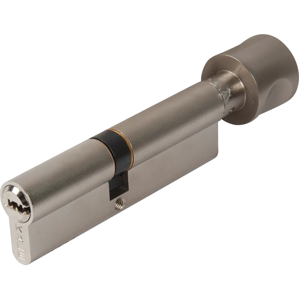 Цилиндр Kale Kilit 164 OBS 45x55 мм ключ/вертушка цвет никель 84240418 STLM-2174873