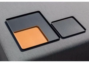 April Furniture Поднос прямоугольный из алюминия