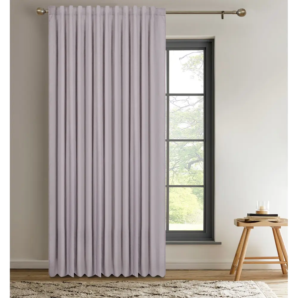 Штора на ленте со скрытыми петлями KREAFORTA Looks 200x260 см цвет бежевый 89417936 STLM-2174320 