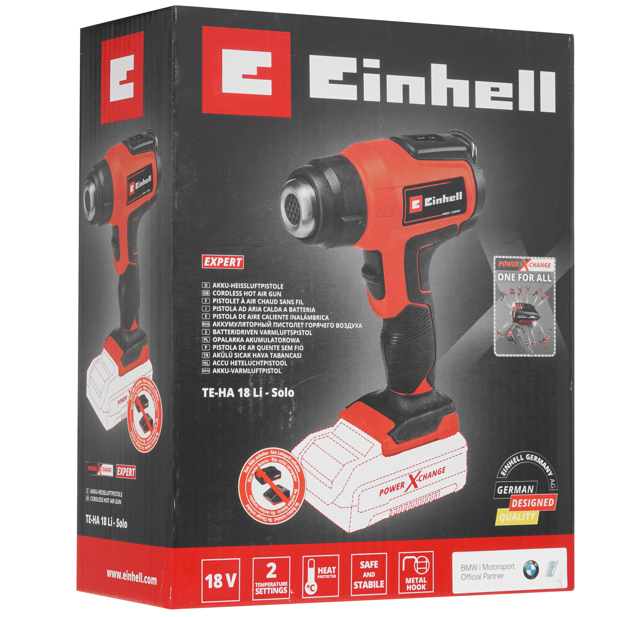 Строительный фен Einhell TE-HA 18 Li - Solo Power X Change 18V  , Без ЗУ, Без АКБ 5322660 STDN-0064004 - Вид №7