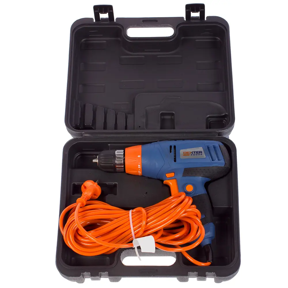 Дрель сетевая Dexter J1Z-HW09-10, 350 Вт DEXTER POWER STLM-2071253 - Вид №3