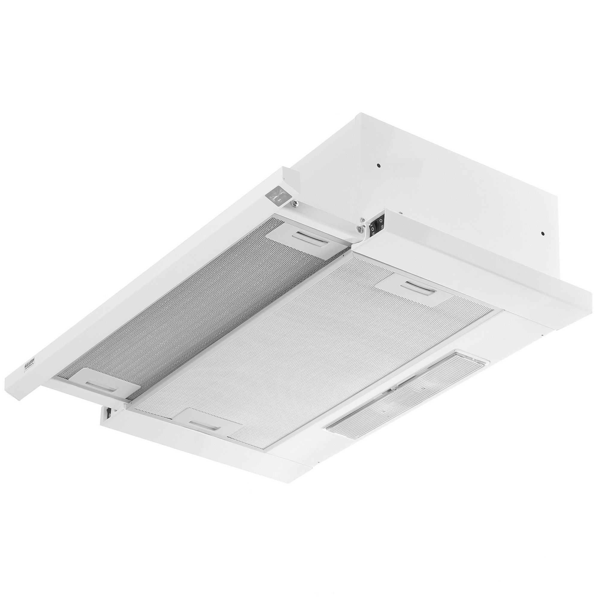 1149552 Вытяжка телескопическая KRONA KAMILLA Slim 600 белый/белый STDN-0107554 - Вид №2