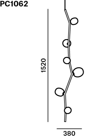 BROKIS Подвесной светильник из дутого стекла и металла Ivy sun-id-1379416 - Вид №13