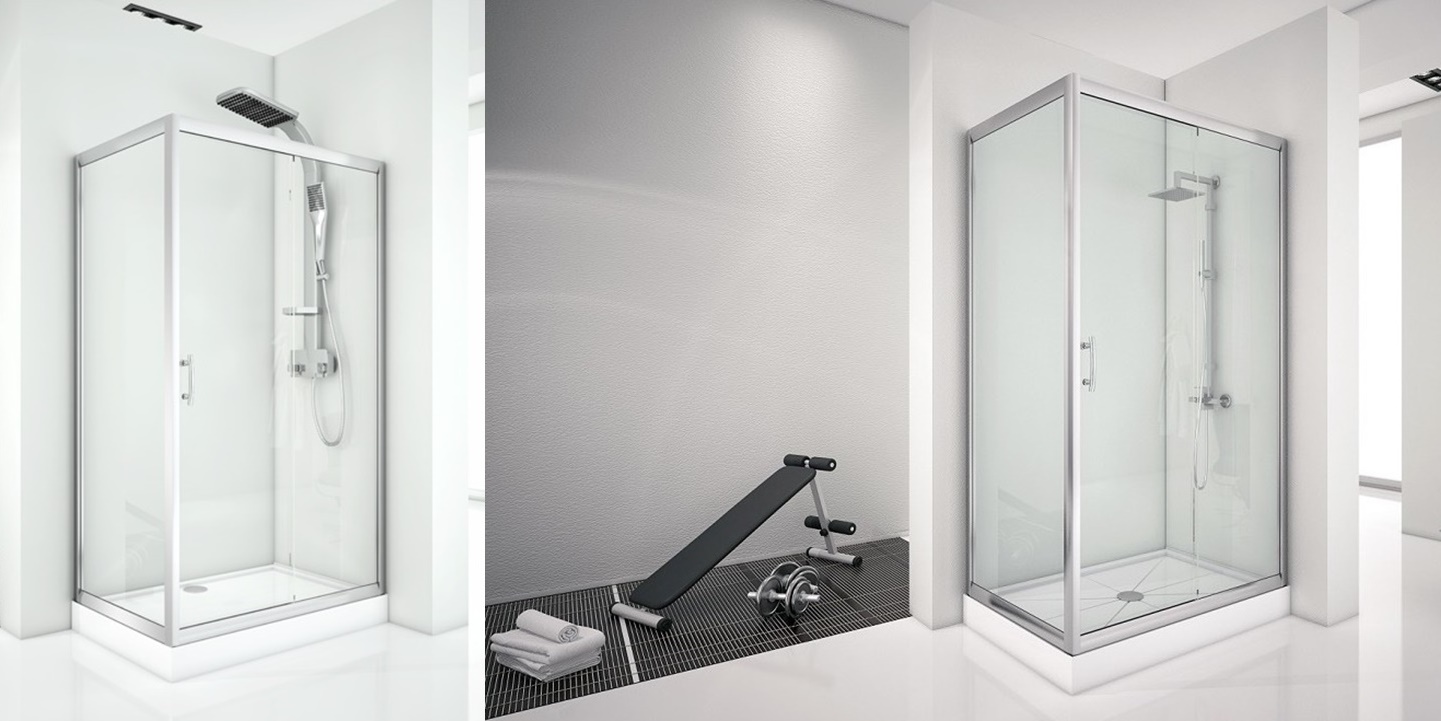 Душевой уголок Aquanet Alfa 140x80-12, прозрачное стекло 168418 - Вид №1