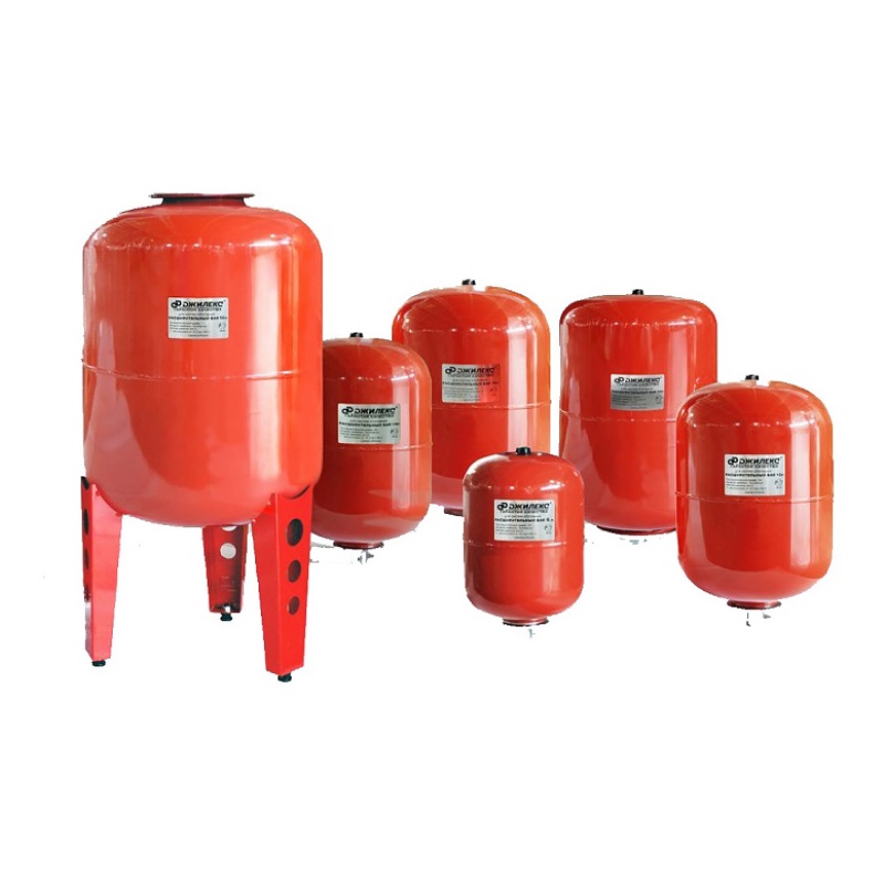 Расширительный бак Джилекс для отопления 35 л красный 7735JLX - Вид №3