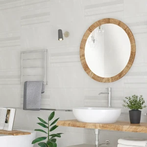 Настенная плитка Azori Hygge Light Mix 31.5×63 см матовая белая 89404313