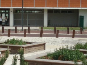 Metalco Фиксированный столбик из стали Corten ™