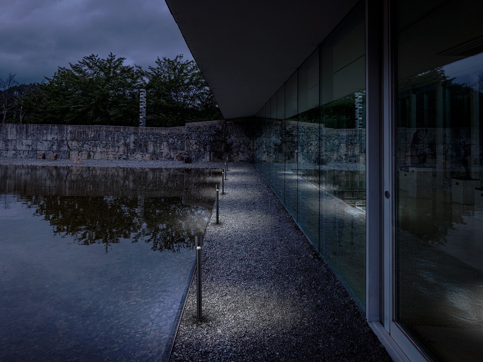 Световой столб из нержавеющей стали Stral KHORI ARCH-00000032 - Вид №3