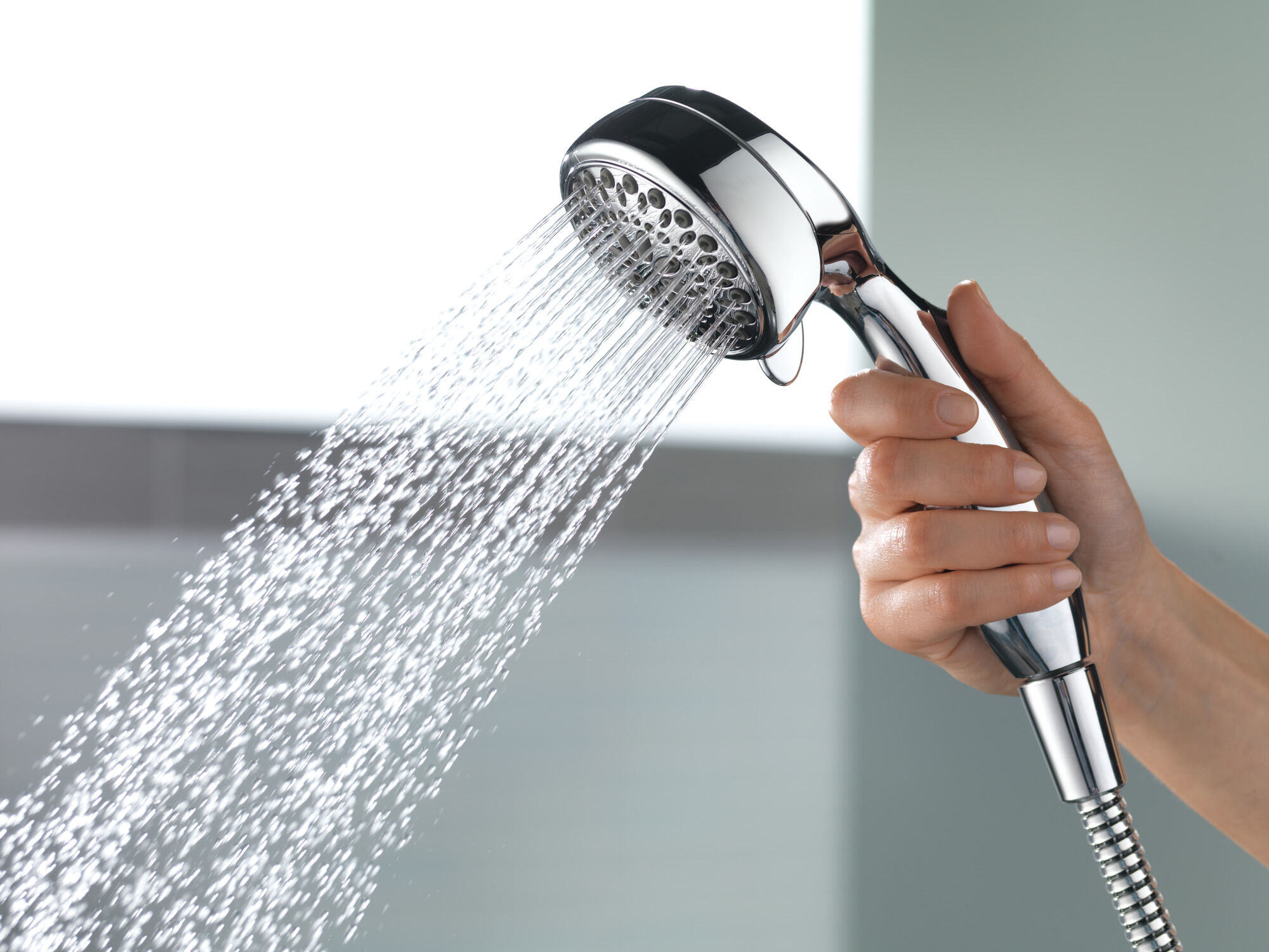 75700 Ручной душ с 7 настройками Delta Faucet Universal Showering Хром  - Вид №1