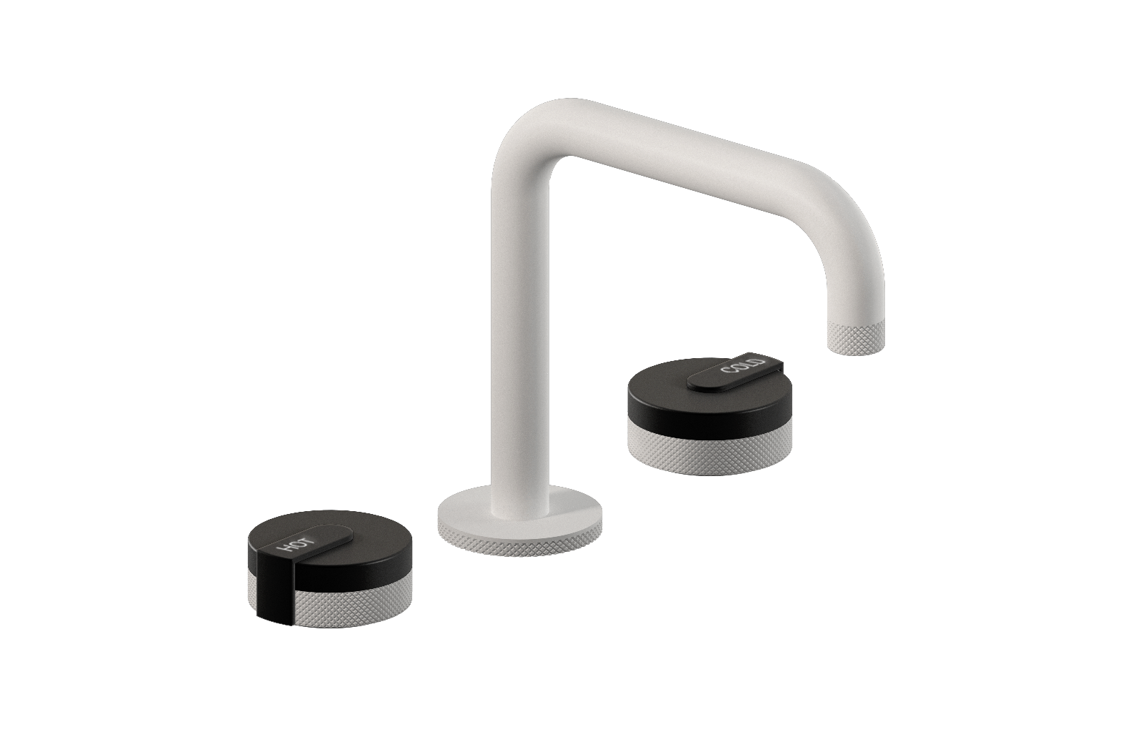 E-11511-R1MBK-L1MBK-WT Смеситель для умывальника на 3 отвертия GRAFF MOD+