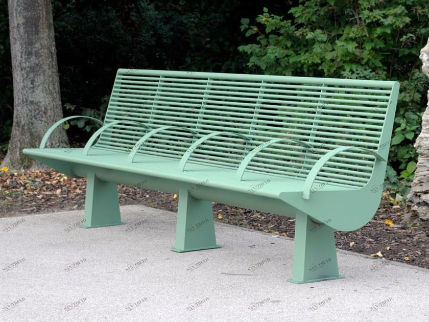 BENKERT BANKE Скамья из нержавеющей стали с подлокотниками Siardo sun-id-1396969