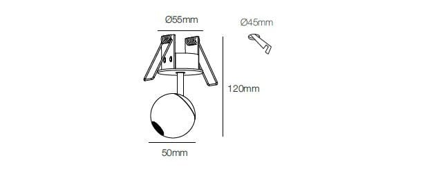 Алюминиевый светодиодный светильник с зажимом BENEITO FAURE ARCH-00071501 - Вид №6