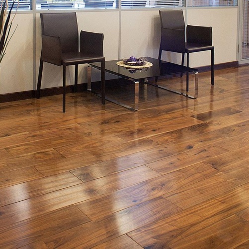 Массивная доска Magestik floor Под лаком (экзотика) (300-1820)x110x18мм Орех американский Натур (Гладкая) 300-1820х110 мм MGK Magestic floor 2600300140 - Вид №9