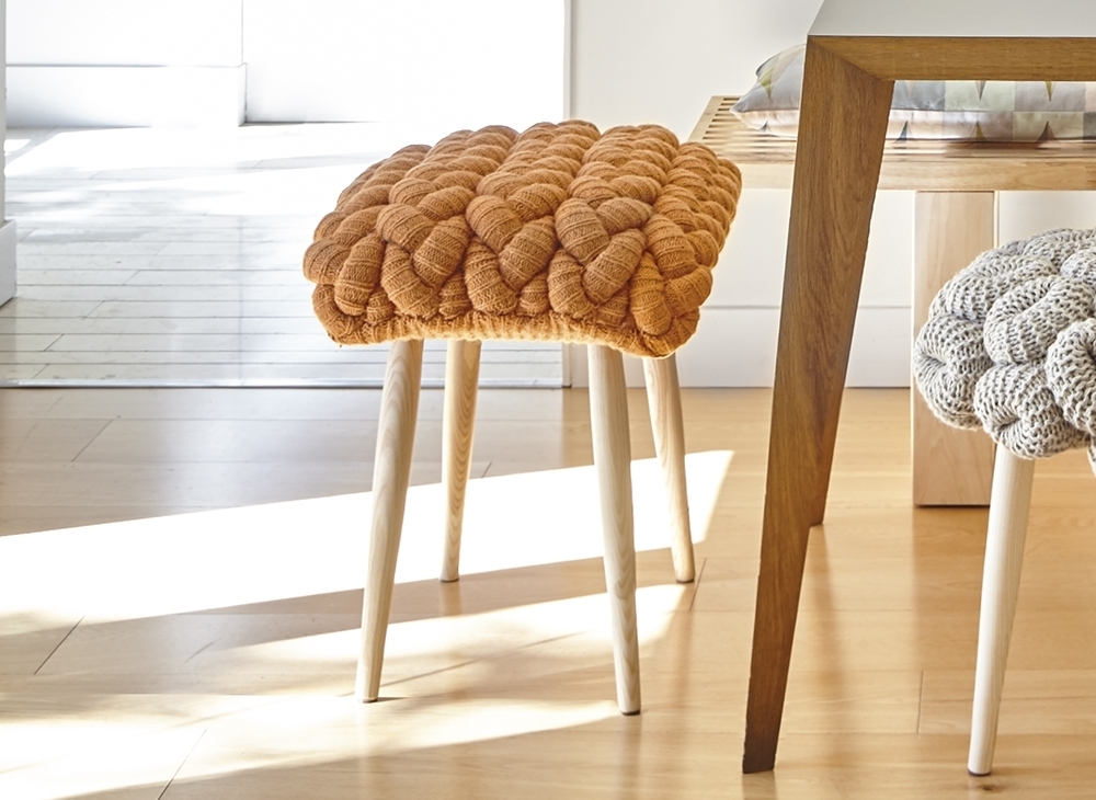 008235 Табуретка Orange GAN Knitted Stools - Вид №2