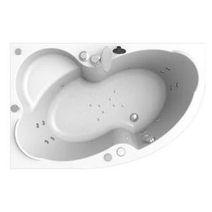 Гидромассаж "Спортивный Chrome" на ванну Ирма 150х97 (двигатель 900 Вт, система "Turbo-pool", джет Джереми - 4 шт., джет Глори - 8 шт.)