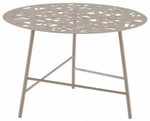 Ligne Roset Садовый столик круглый из лакированной стали  19980219