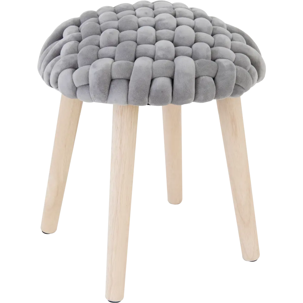 Табурет круглый Atmosphera 157198A ø39 h42.5 см, цвет серый 89071308 STLM-2205356 