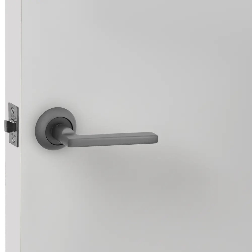 Дверные ручки PUNTO Polo графит для межкомнатных и входных дверей 85203505 STLM-0059863 - Вид №4