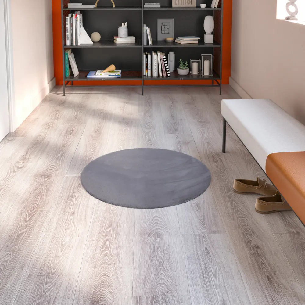 INSPIRE BIANCA — искусственная шкура серого цвета 100×100 см 83235396 STLM-0039671 - Вид №5