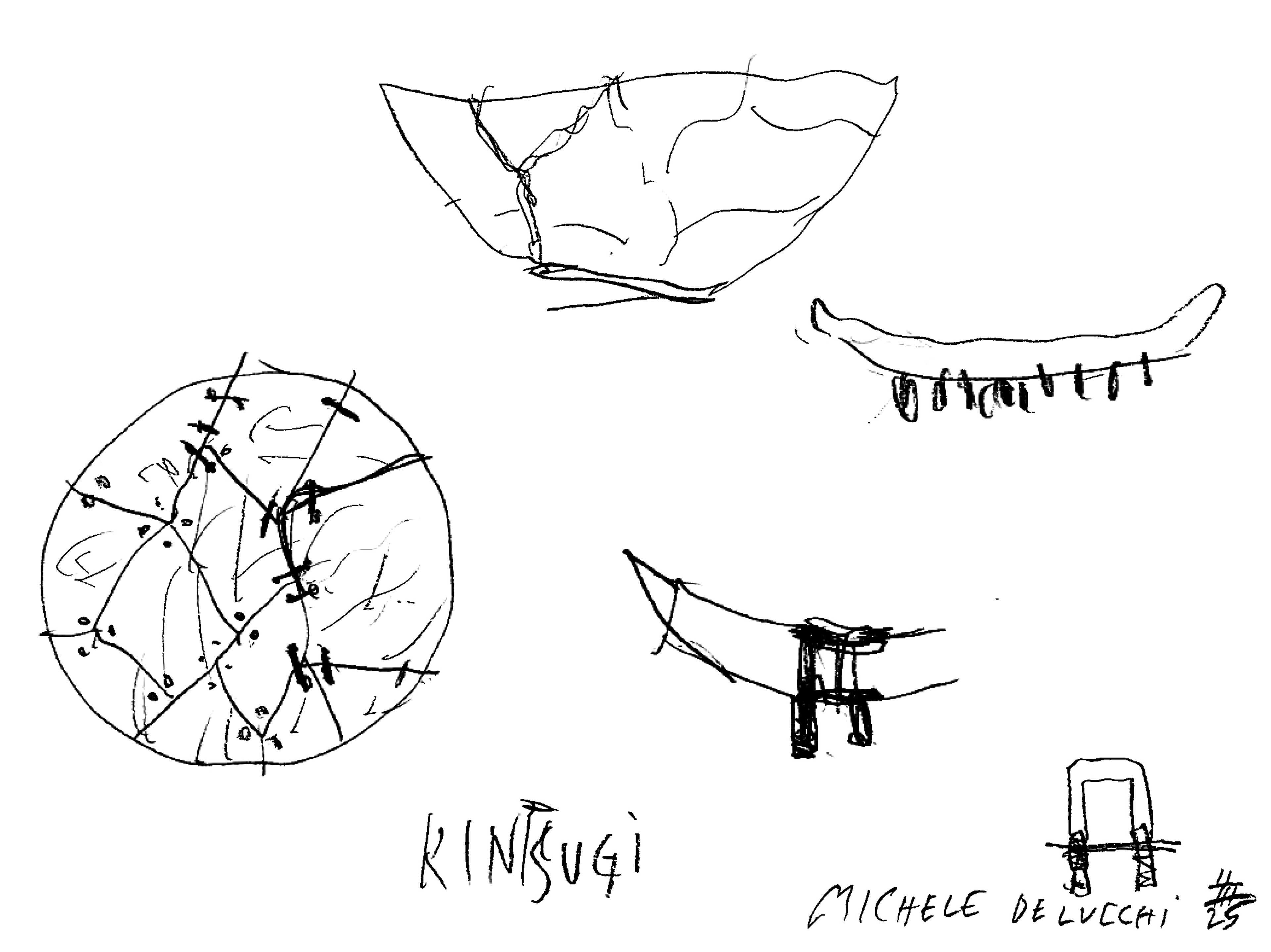Чаша из ясеня Danese Milano Kintsugi ARCH-00048970 - Вид №2