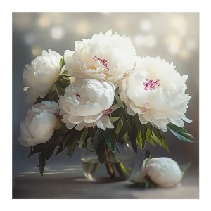 Канвас Пионы 30x30 см 87964162 STLM-2069483